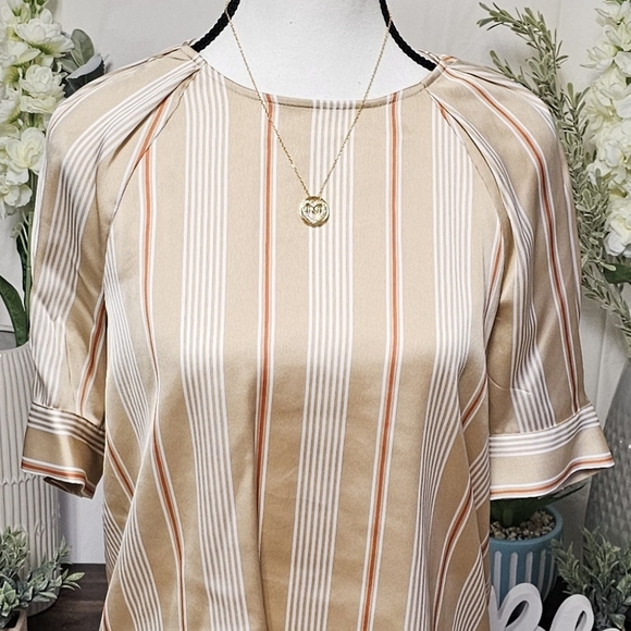 WORTHINGTON | WENDY STRIPE BLOUSE - NWT! - Picture 5 of 16